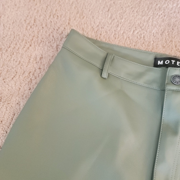 Motel Rocks Pleather Pants M - Picture 2 of 12